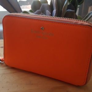 Kate Spade Cherry Lane Laurie Zip around wristlet